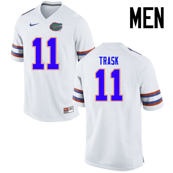 Florida Gators Men #11 Kyle Trask College Football Jerseys White